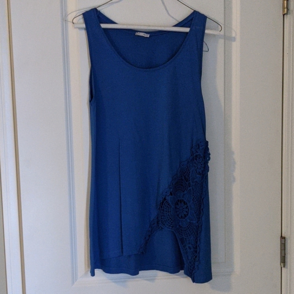 Zara crochet tunic tank